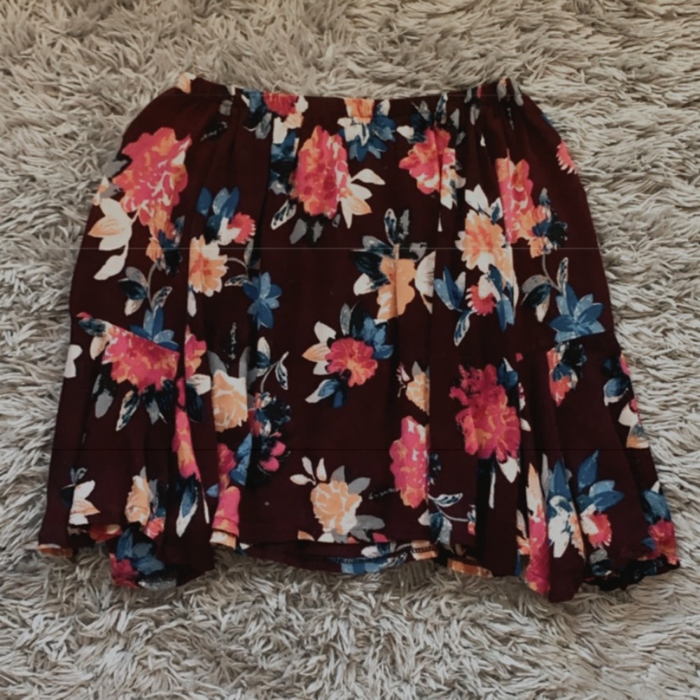 Floral off the shoulder